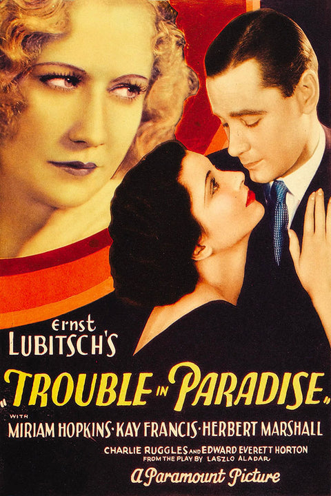 Poster Trouble In Paradise - Vintage - Filmes