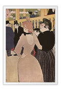 Poster Henri de Toulouse At The Moulin Rouge La Goulue With Her Sister - 1892 - Private Collection - Obras de Arte