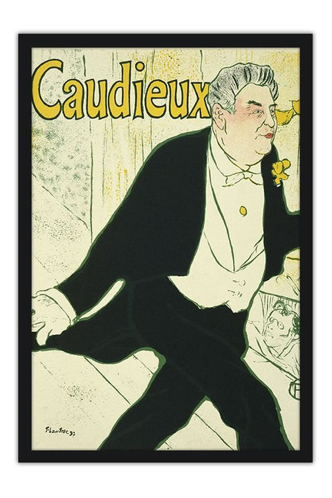 Poster Henri de Toulouse Caudieux - 1893 - San diego Museum Of Art - Obras de Arte