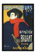 Poster Henri de Toulouse Eldorado Aristide Bruant - 1892 - Pc - Obras de Arte