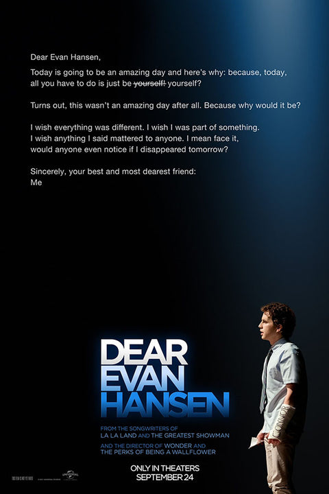 Poster Dear Evan Hansen - Querido Evan Hansen - Filmes
