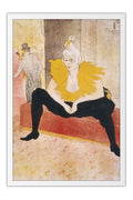 Poster Henri de Toulouse Elles. Cha U Kao Chinese Clown Seated - 1896 - Pc - Obras de Arte