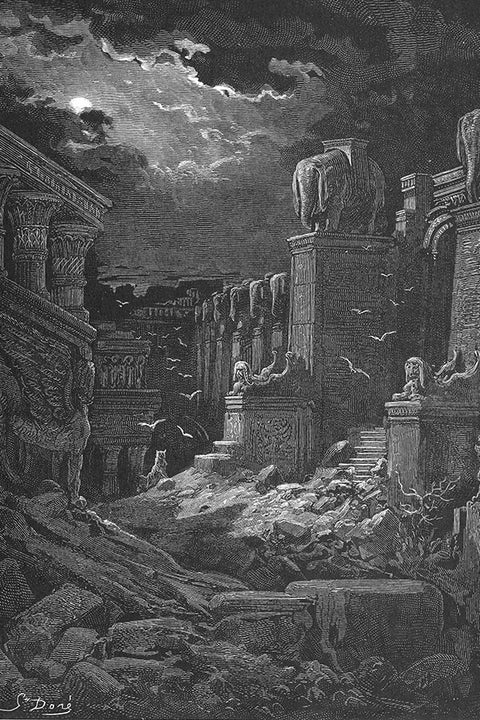 Poster Gustave Doré - Babylon Fallen - Obras de Arte