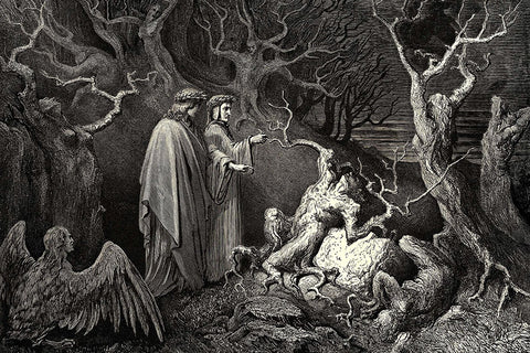 Poster Gustave Doré - Dante's Inferno - Obras de Arte
