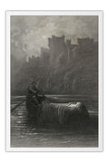 Poster Gustave Doré - Rom Alfred Lord Tennysons Elaine - Obras de Arte