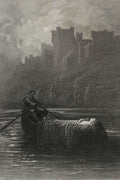 Poster Gustave Doré - Rom Alfred Lord Tennysons Elaine - Obras de Arte
