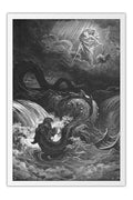Poster Gustave Doré - The Destruction of Leviathan - Obras de Arte