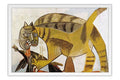 Poster Pablo Picasso - Cat devouring A Bird 1939  - Obras de Arte