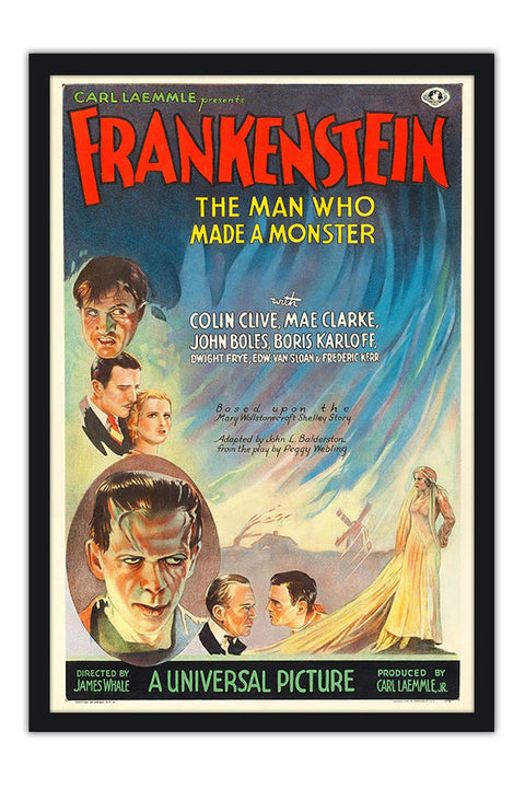 Poster Frankenstein - Terror Vintage - Filmes