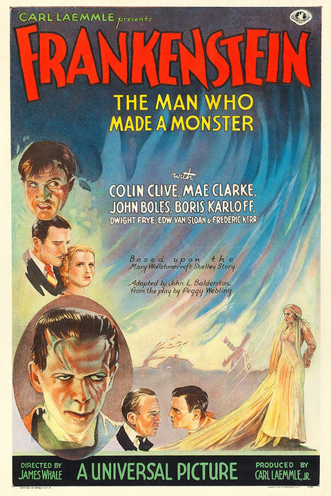 Poster Frankenstein - Terror Vintage - Filmes