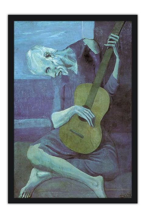 Poster Pablo Picasso - The Old Guitarist 1903 - Obras de Arte