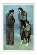 Poster Pablo Picasso - The Tragedy 1903  - Obras de Arte