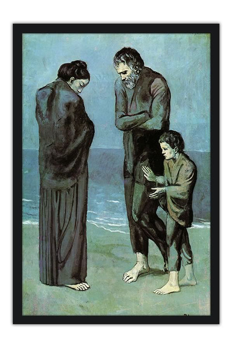 Poster Pablo Picasso - The Tragedy 1903  - Obras de Arte