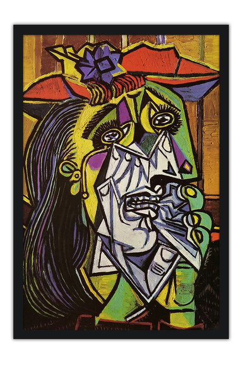 Poster Pablo Picasso - Weeping Woman 1937  - Obras de Arte