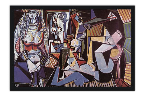 Poster Pablo Picasso - Women Of Algiers After delacroix 1955  - Obras de Arte