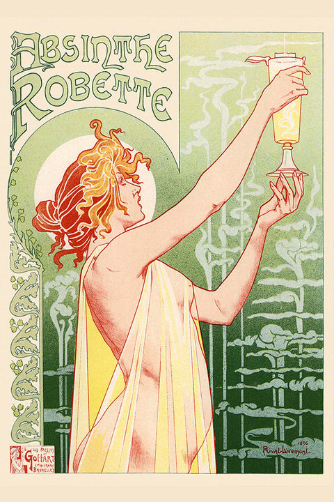 Poster Absinthe Robette - La Belle Époque - Vintage