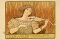 Poster Leçons de Violon - La Belle Époque - Vintage