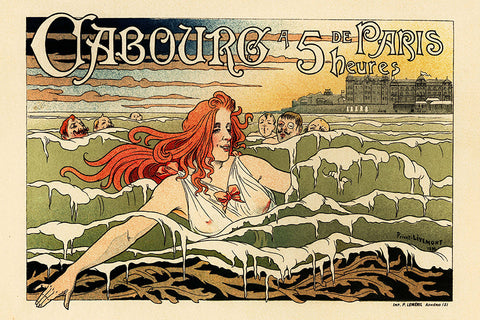 Poster Cabourg - La Belle Époque - Vintage