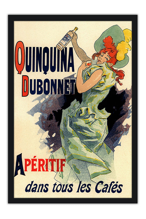 Poster Quinquina Dubonnet Aperitif -La Belle Époque - Vintage