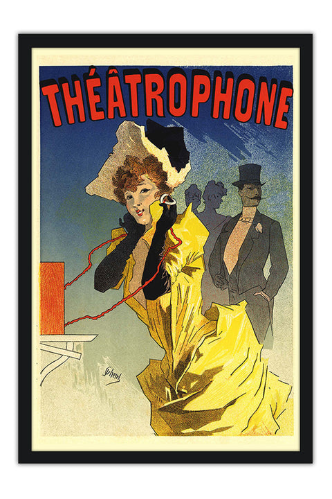 Poster Theatrophone - La Belle Époque - Vintage