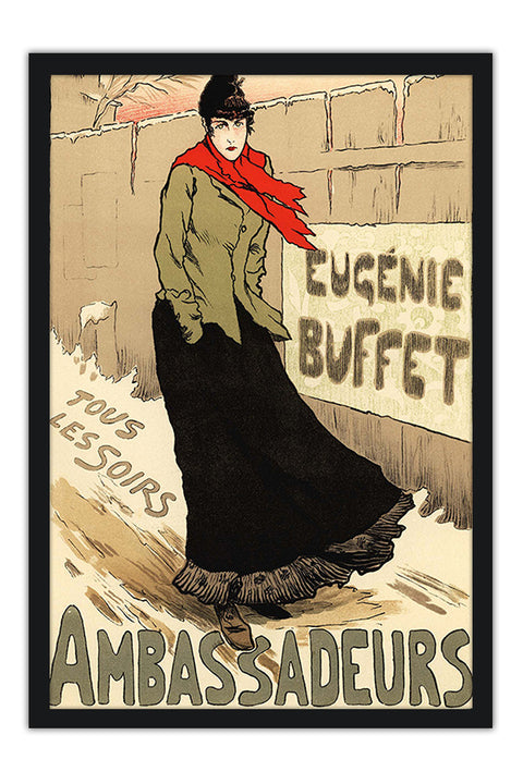 Poster Eugenie Buffet Ambassadeurs - La Belle Époque - Vintage