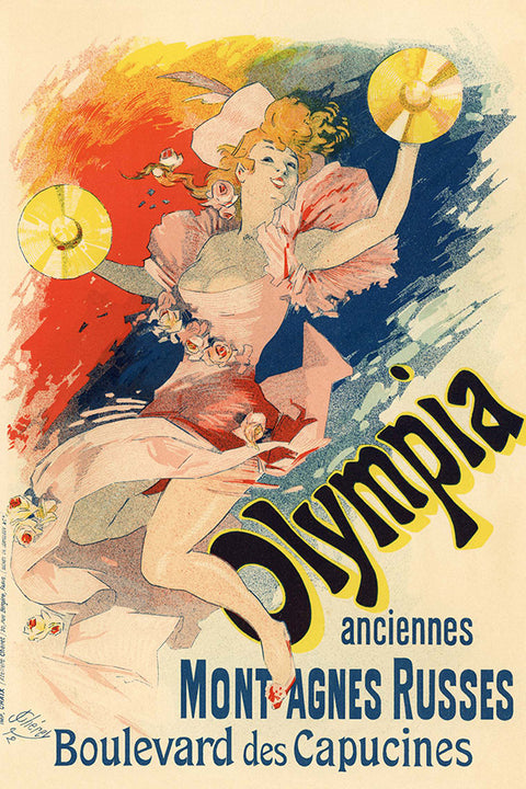 Poster Olympia Mont Agnes Russes - La Belle Époque - Vintage