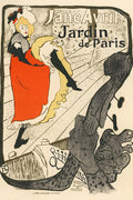 Poster Jane Avril Jardin de Paris - La Belle Époque - Vintage