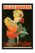 Poster Folies-Bergere La Loie Fuller - La Belle Époque - Vintage