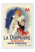 Poster La Diaphane Poudre de Riz - La Belle Époque - Vintage