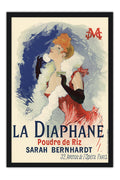 Poster La Diaphane Poudre de Riz - La Belle Époque - Vintage