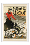 Poster Motocycles Comiot - La Belle Époque - Vintage