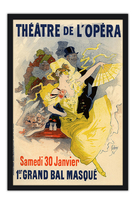 Poster Theatre de L'Opera - La Belle Époque - Vintage