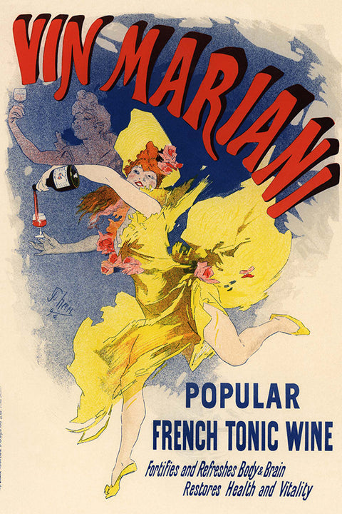 Poster Vin Mariani - La Belle Époque - Vintage
