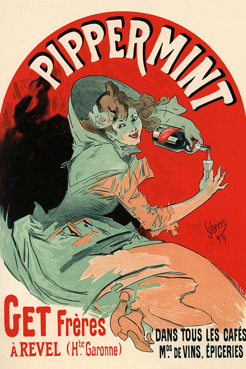 Poster Pippermint - La Belle Époque - Vintage