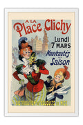 Poster A la Place Clichy - La Belle Époque - Vintage