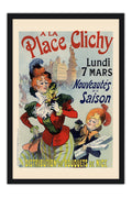 Poster A la Place Clichy - La Belle Époque - Vintage