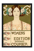 Poster Womens Edition Buffalo Courier - La Belle Époque - Vintage