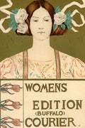 Poster Womens Edition Buffalo Courier - La Belle Époque - Vintage