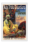 Poster Aux Trois Quartiers Tapis D'Orient - La Belle Époque - Vintage