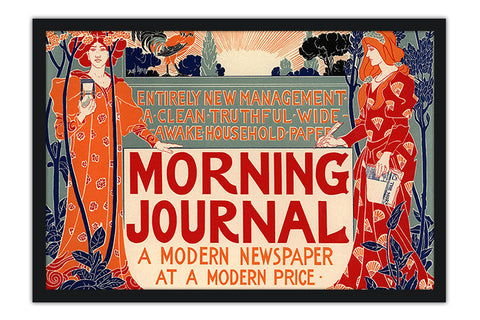 Poster Morning Journal - La Belle Époque - Vintage