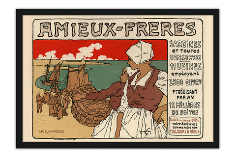 Poster Amieux Freres - La Belle Époque - Vintage