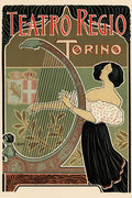 Poster Teatro Regio Torino - La Belle Époque - Vintage