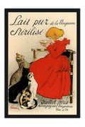 Poster Lait Pur Sterilise - La Belle Époque - Vintage