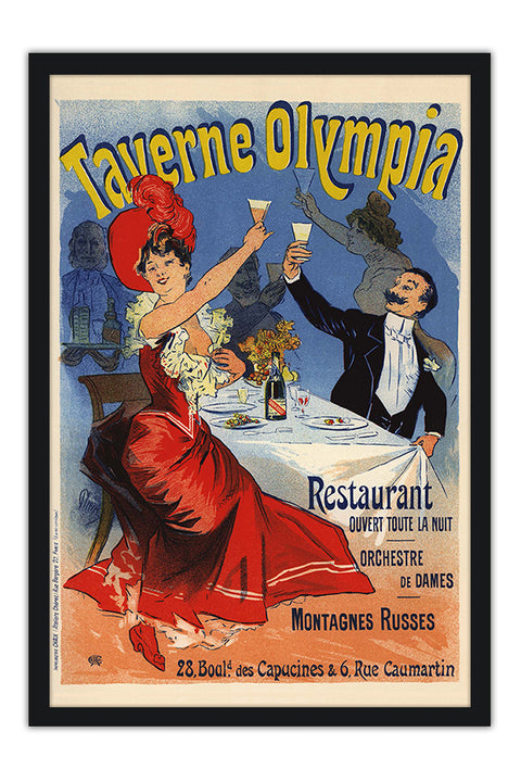 Poster Taverne Olympia - La Belle Époque - Vintage