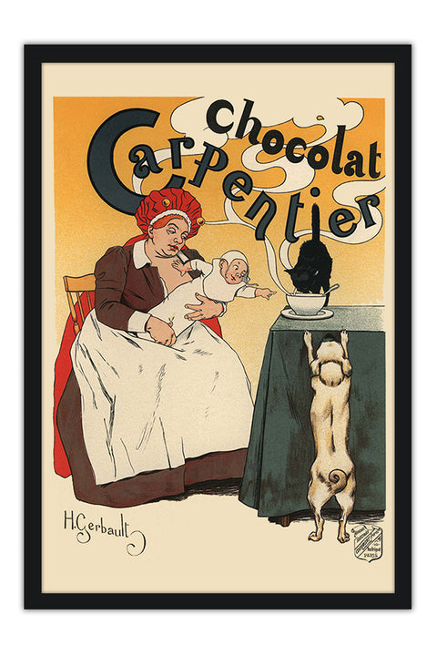 Poster Chocolat Carpentier - La Belle Époque - Vintage