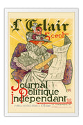 Poster Journal Politique Independent - La Belle Époque - Vintage