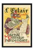 Poster Journal Politique Independent - La Belle Époque - Vintage