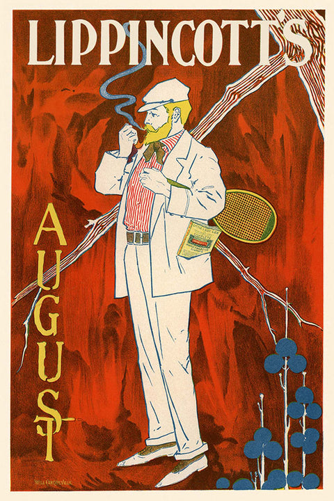 Poster Lippincott's - La Belle Époque - Vintage