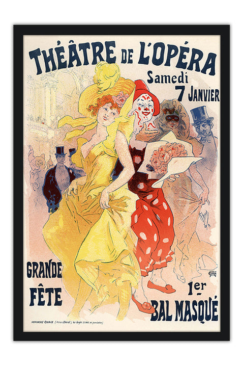 Poster Theatre de L'opera - La Belle Époque - Vintage