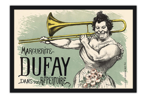 Poster Marguerite Dufay - La Belle Époque - Vintage